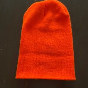 Orange beanie
